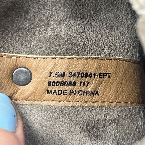 Frye & Co Women's Boots Size 7.5 Sarah Shortie Ankle Boots Suede Western Casual - Picture 10 of 14